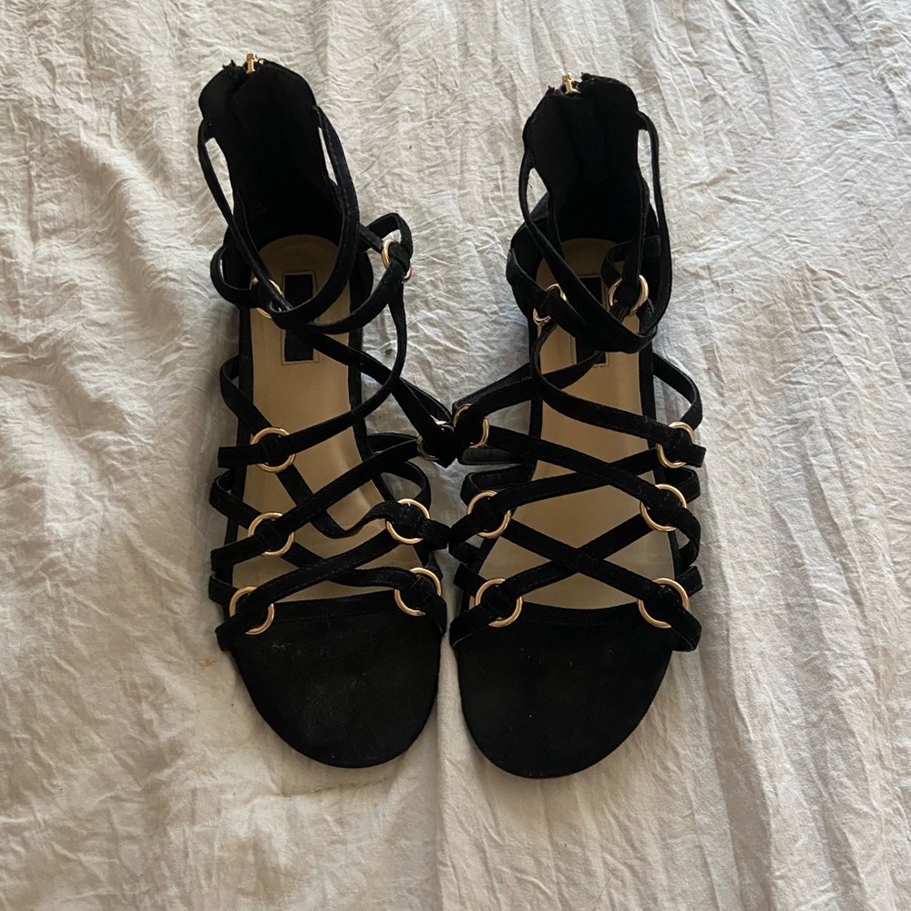 Forever 21 black sandals